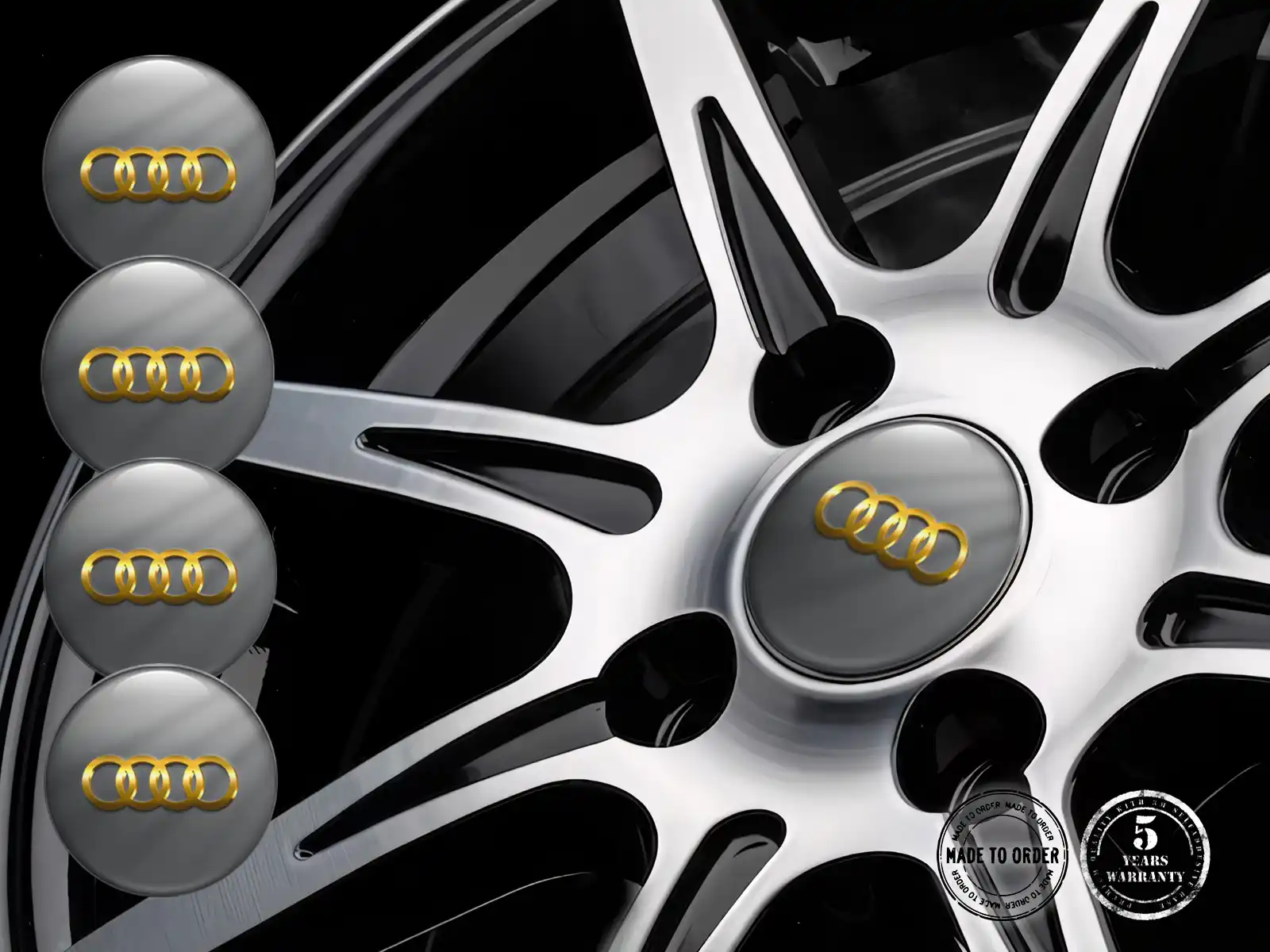 Audi Silikonsticker Premium Cosmic Velocity Wave